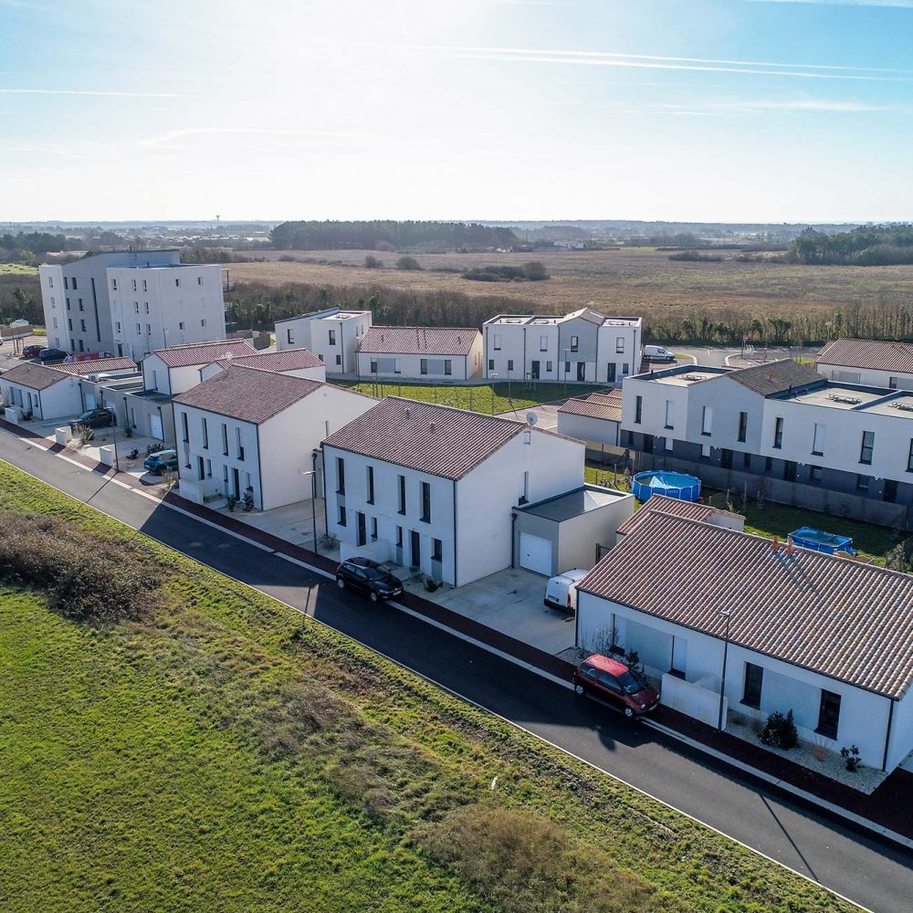 Appartement neuf et maison neuve Majelli à St Gilles Croix de Vie - Vergers d'Eole 1 & 2 drone