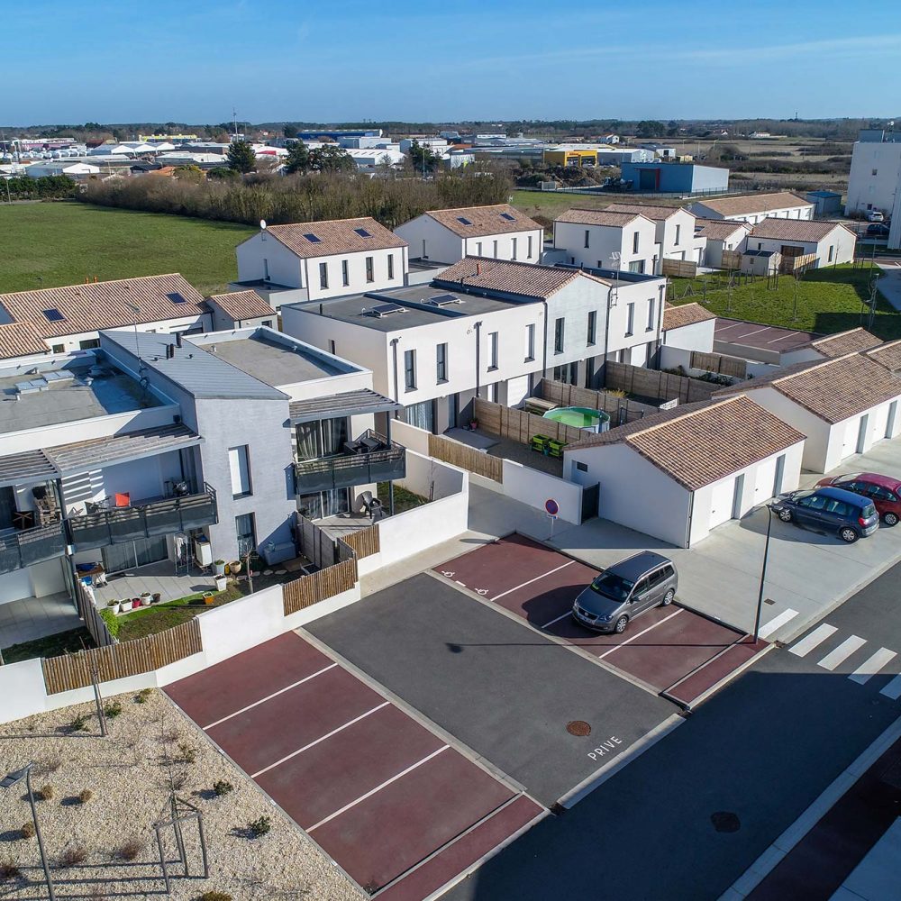 Appartement neuf et maison neuve Majelli à St Gilles Croix de Vie - Vergers d'Eole 1 & 2 drone 2