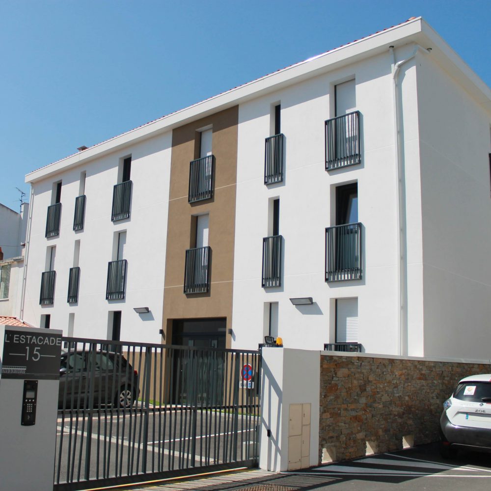 Appartement neuf Majelli à St Gilles Croix de Vie - L'Estacade arrière