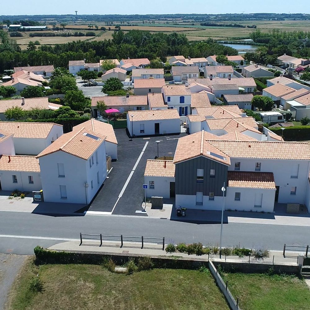 Maison neuve Majelli à Givrand proche St Gilles Croix de Vie - Logis de Victorine drone