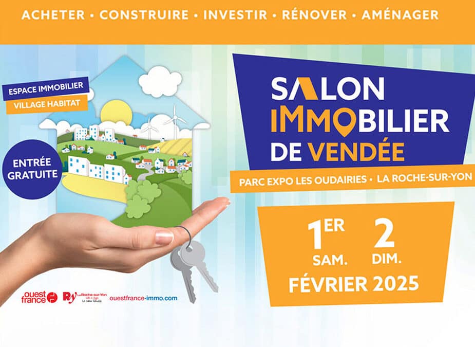 Retrouvez-nous au salon immobilier de Vendée les 1er et 2 février