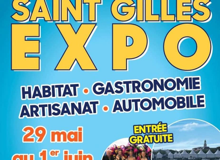 Retrouvez-nous à la Foire de Saint Gilles Croix de Vie du 29 mai au 1er juin !